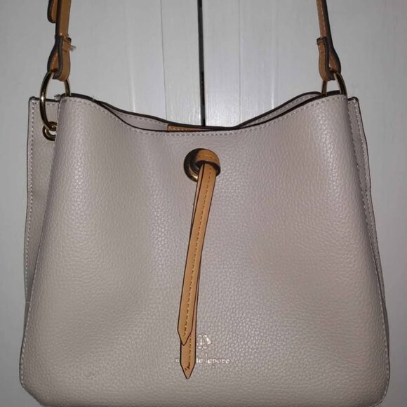 Nanette Lepore Stone Leather Shoulder Bag - Picture 1 of 4